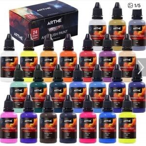 🫶🏻 Airbrush Paint Set - 24 Vibrant Colors